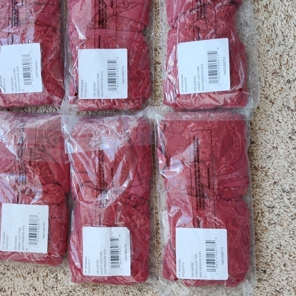 NEW $88 Free People Chante Lace Tie Tank Top - Picture 11 of 16